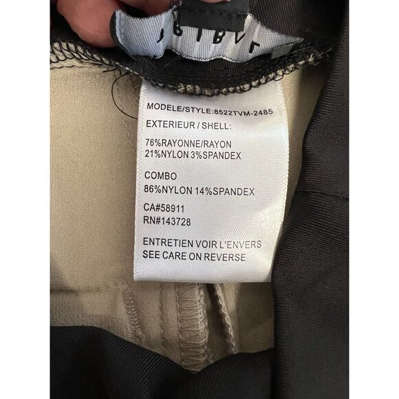 Tribal Cuffed Maternity Pants~Size 16W~Khaki Ankle Trouser~Stitch Fix NWT~L11 14 - Picture 7 of 8